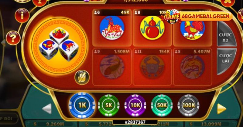 Hướng Dẫn Chơi Bầu Cua 68 Game Bài Dành Cho Người Mới 3 Hướng dẫn đặt cược bầu cua tại cổng 68 Game Bài